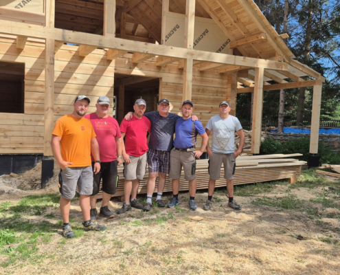 Dom drewniany Osiek - Pławnica (1)